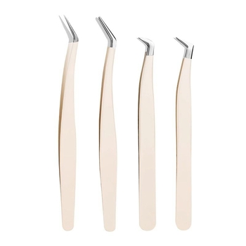 Pincetes mākslīgām skropstām sākotnējiem lietotājiem – augstas precizitātes nerūsējošā tērauda instruments, izcelsme Yangjiang