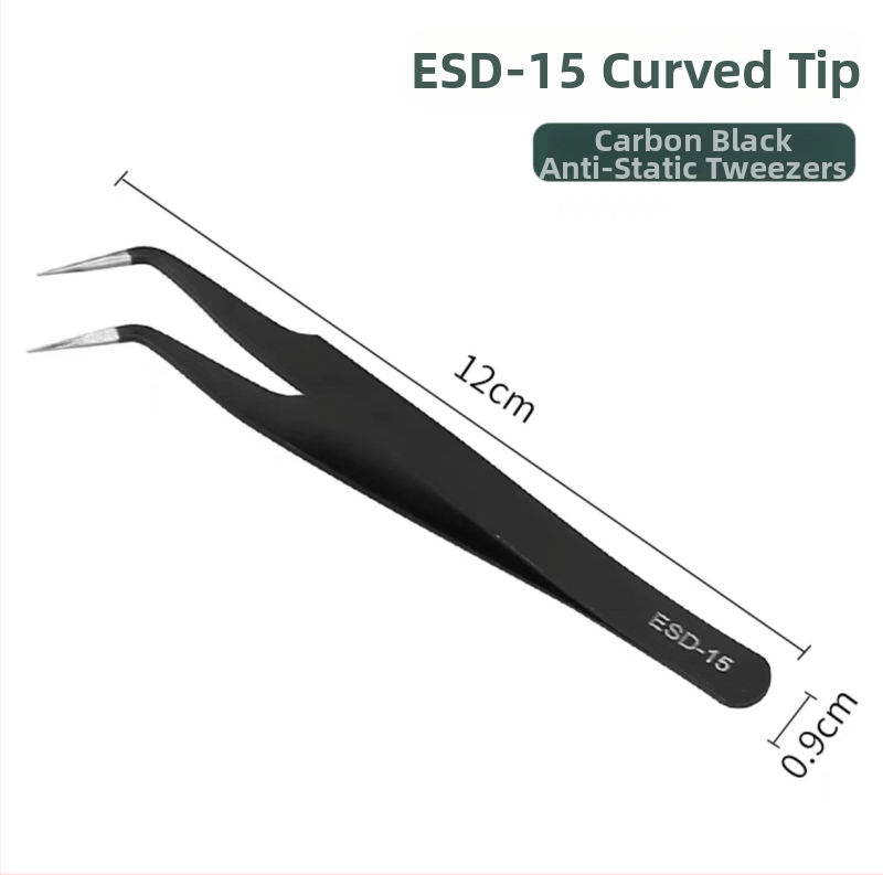 Pincetes mākslīgām skropstām sākotnējiem lietotājiem – augstas precizitātes nerūsējošā tērauda instruments, izcelsme Yangjiang