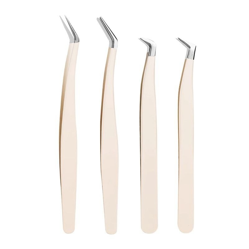 Pincetes mākslīgām skropstām sākotnējiem lietotājiem – augstas precizitātes nerūsējošā tērauda instruments, izcelsme Yangjiang