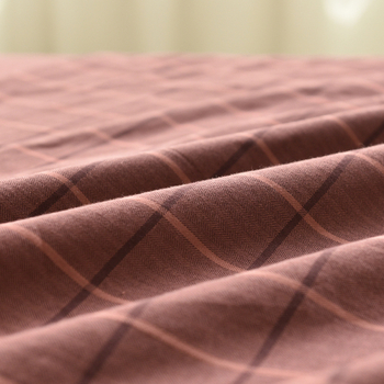 Nothing pamuk flanel posteljni set od četiri dijela, bojane pređom geometrijski uzorak, 100% pamuk, japanski stil