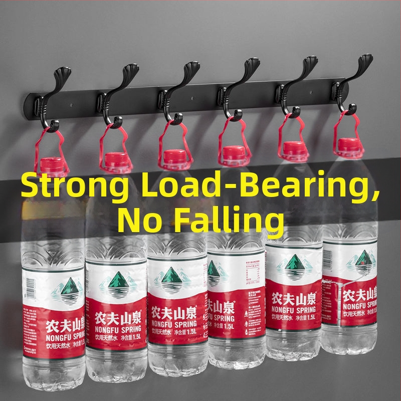 Sienas uzstādāms daudzrindu āķu skapis drēbēm, 5–10 kg slodze, mūsdienīgs minimālisma dizains, 2023. gadā uzsākts