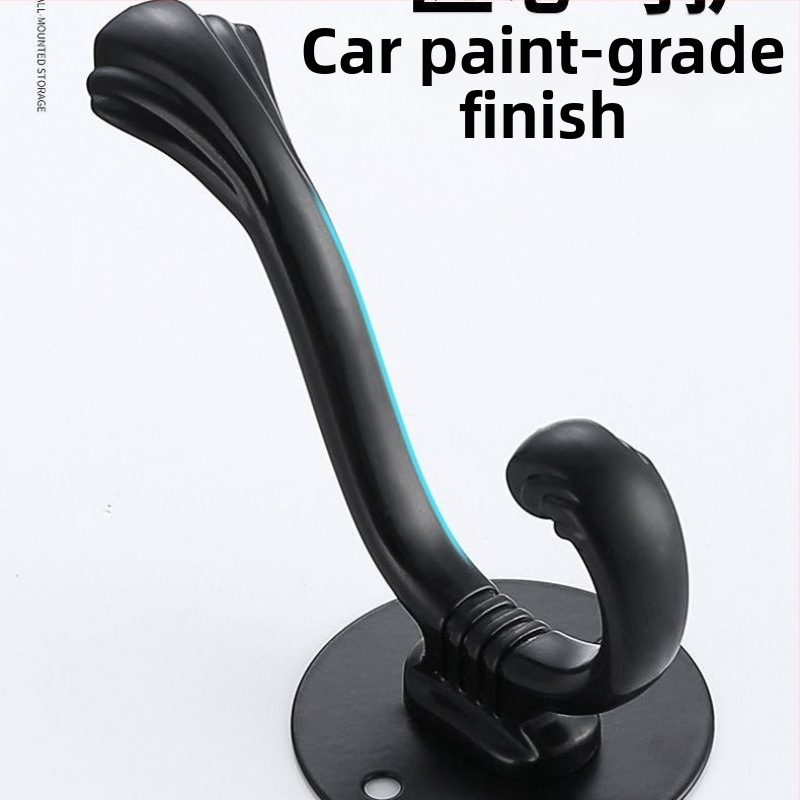 Sienas uzstādāms daudzrindu āķu skapis drēbēm, 5–10 kg slodze, mūsdienīgs minimālisma dizains, 2023. gadā uzsākts