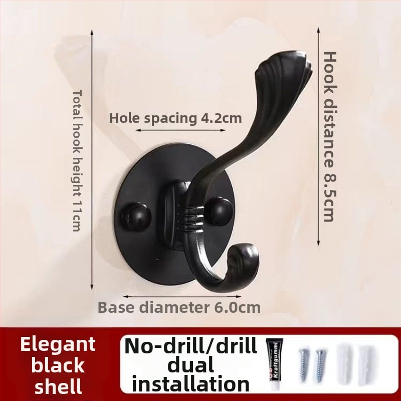 Sienas uzstādāms daudzrindu āķu skapis drēbēm, 5–10 kg slodze, mūsdienīgs minimālisma dizains, 2023. gadā uzsākts