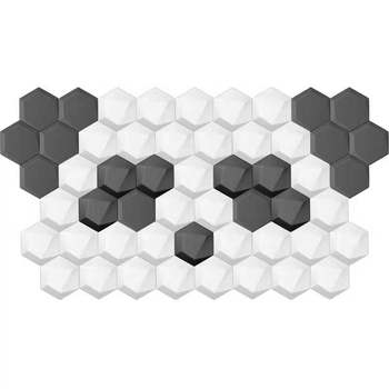 Panou de perete hexagonal din PU, autoadeziv, 5+ bucăți, stil nordic modern