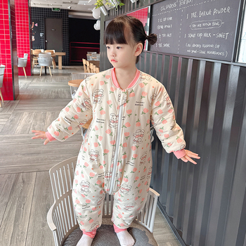 Υπνόσακος για βρέφη και παιδιά – διαχωρισμένα πόδια, παχύτερο βαμβακερό εξωτερικό ύφασμα και επένδυση από βαμβάκι, γέμισμα πολυεστερ, χειμώνας