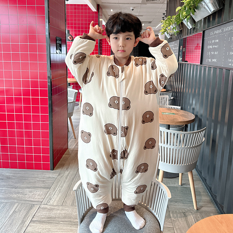 Υπνόσακος για βρέφη και παιδιά – διαχωρισμένα πόδια, παχύτερο βαμβακερό εξωτερικό ύφασμα και επένδυση από βαμβάκι, γέμισμα πολυεστερ, χειμώνας