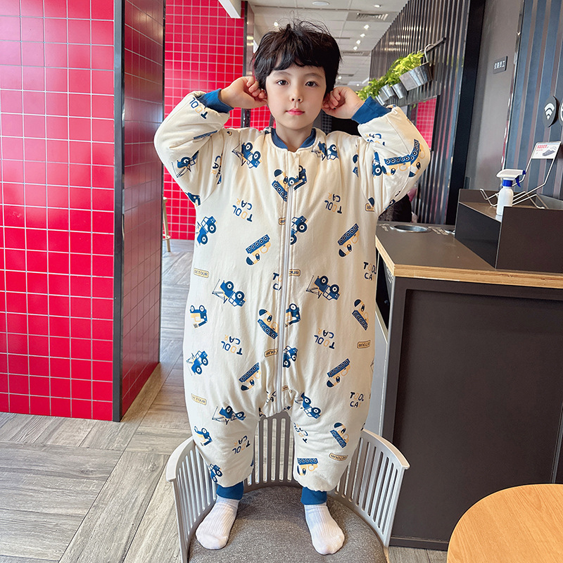 Υπνόσακος για βρέφη και παιδιά – διαχωρισμένα πόδια, παχύτερο βαμβακερό εξωτερικό ύφασμα και επένδυση από βαμβάκι, γέμισμα πολυεστερ, χειμώνας