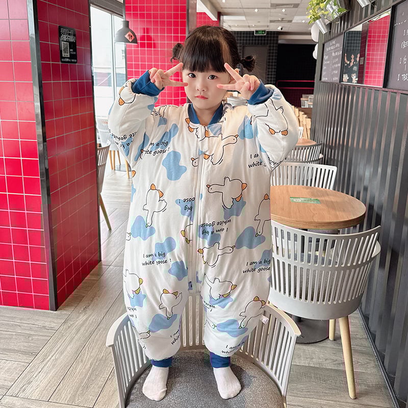 Υπνόσακος για βρέφη και παιδιά – διαχωρισμένα πόδια, παχύτερο βαμβακερό εξωτερικό ύφασμα και επένδυση από βαμβάκι, γέμισμα πολυεστερ, χειμώνας