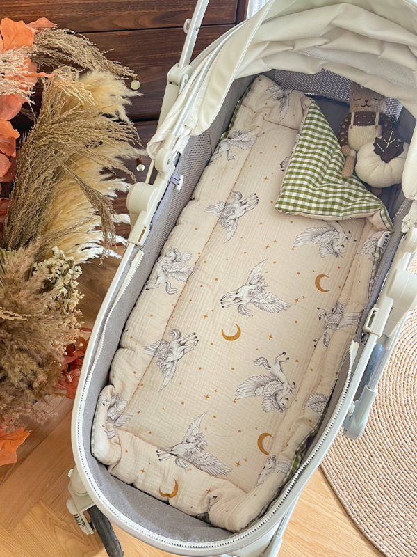 Käru matt – puuvillane padjake beebidele 0–1 aasta vanuses – beebi jaoks