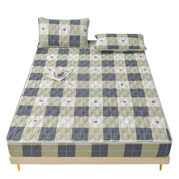 Aiqi'an Pamuk 60S Antibakterijski Quilted Fitted Sheet za krevete 1,5–1,8 m
