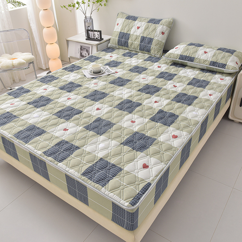 Aiqi'an Pamuk 60S Antibakterijski Quilted Fitted Sheet za krevete 1,5–1,8 m