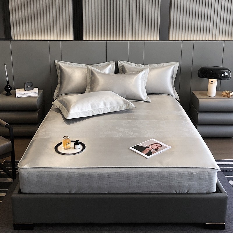 Lovos kilimėlis iš bambuko ir ice silk, sulankstomas dizainas, išspausdintas audinys, skalbiamas