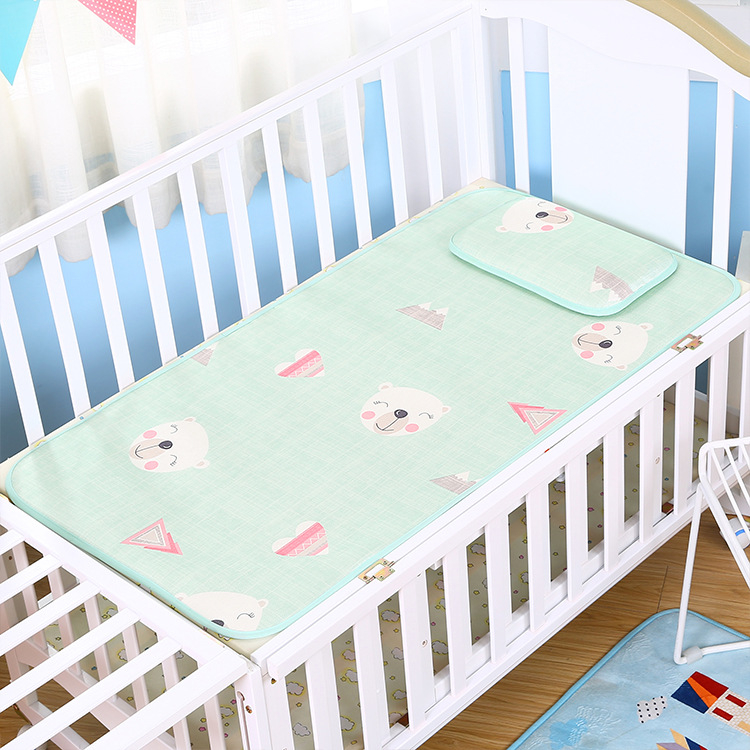 Laste suve mats jääsiidist trükiga, pestav, sobib 0–6-aastastele