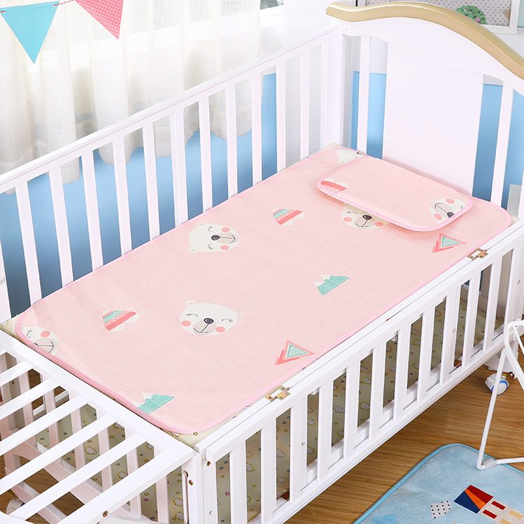 Laste suve mats jääsiidist trükiga, pestav, sobib 0–6-aastastele