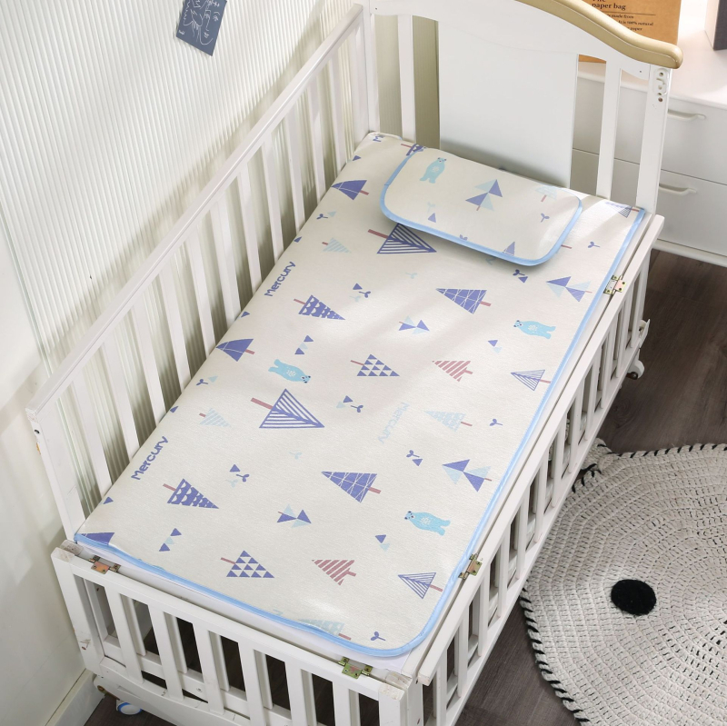 Laste suve mats jääsiidist trükiga, pestav, sobib 0–6-aastastele