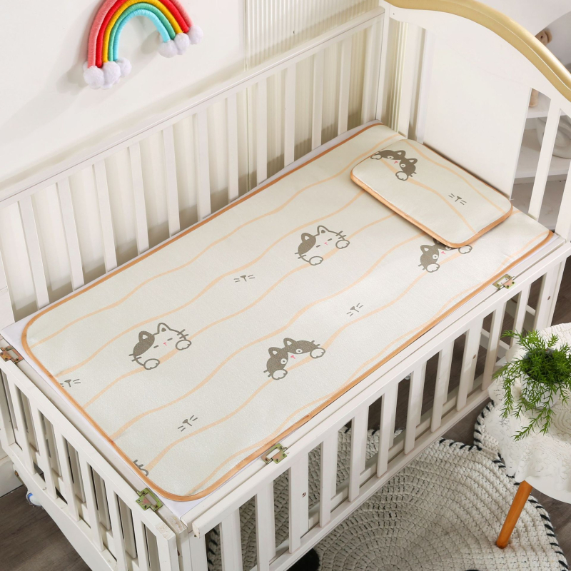 Laste suve mats jääsiidist trükiga, pestav, sobib 0–6-aastastele