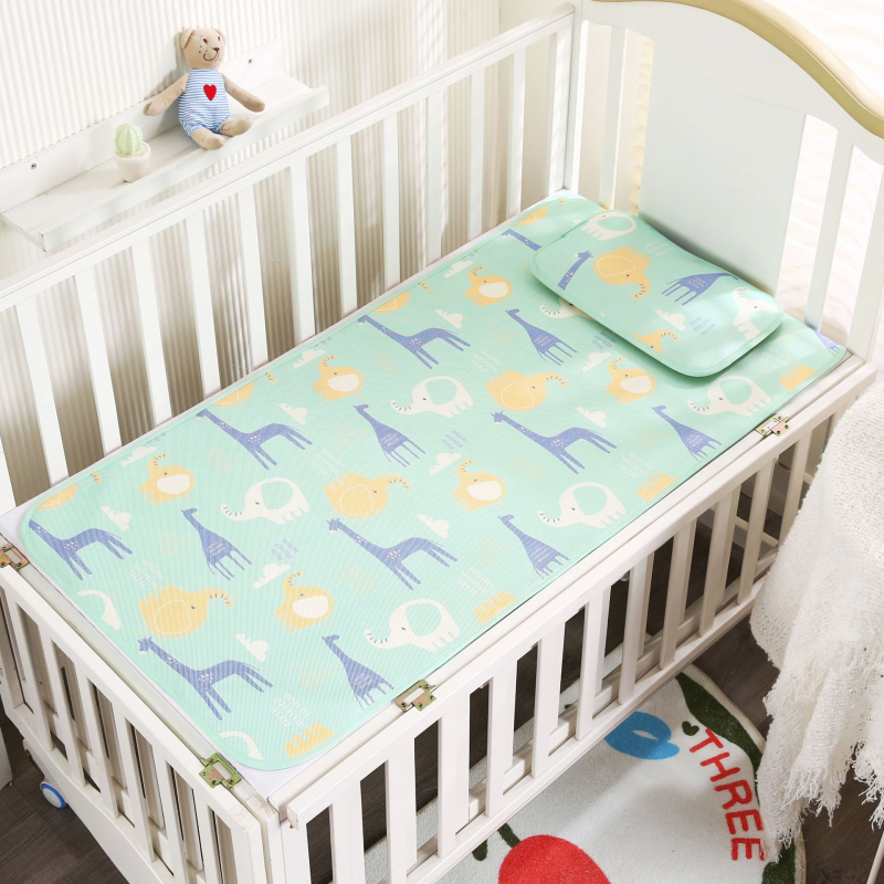 Laste suve mats jääsiidist trükiga, pestav, sobib 0–6-aastastele