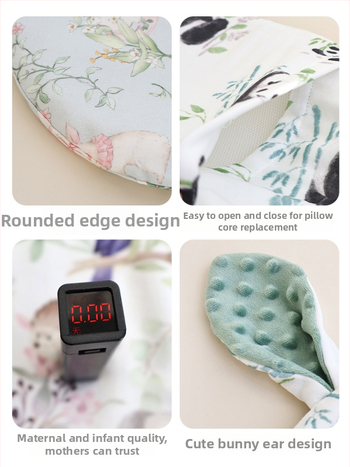 Beebi madratsi padi, bambus-puuvilla materjal, cartoon stiil, 1–3-aastastele lastele