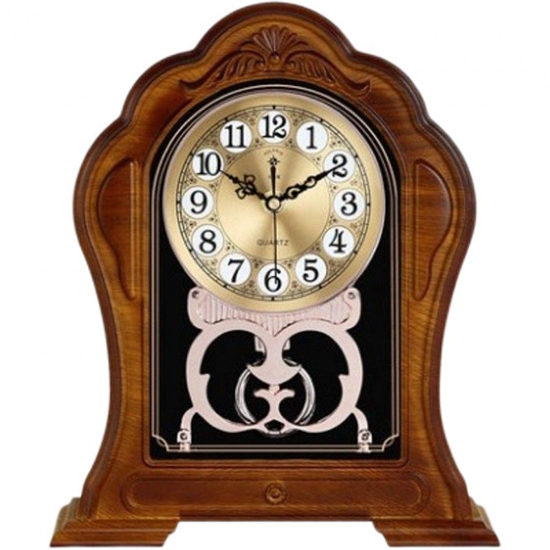 Europos retro stiliaus stalo laikrodis, tylus dekoratyvinis elementas svetainėje ar miegamajame, plastmasinis korpusas (Judėjimo tipas: Kitas; Maitinimas: Sausa baterija; Judėjimo gamintojas: Compas/combas; Korpusas: Plastmasinis)