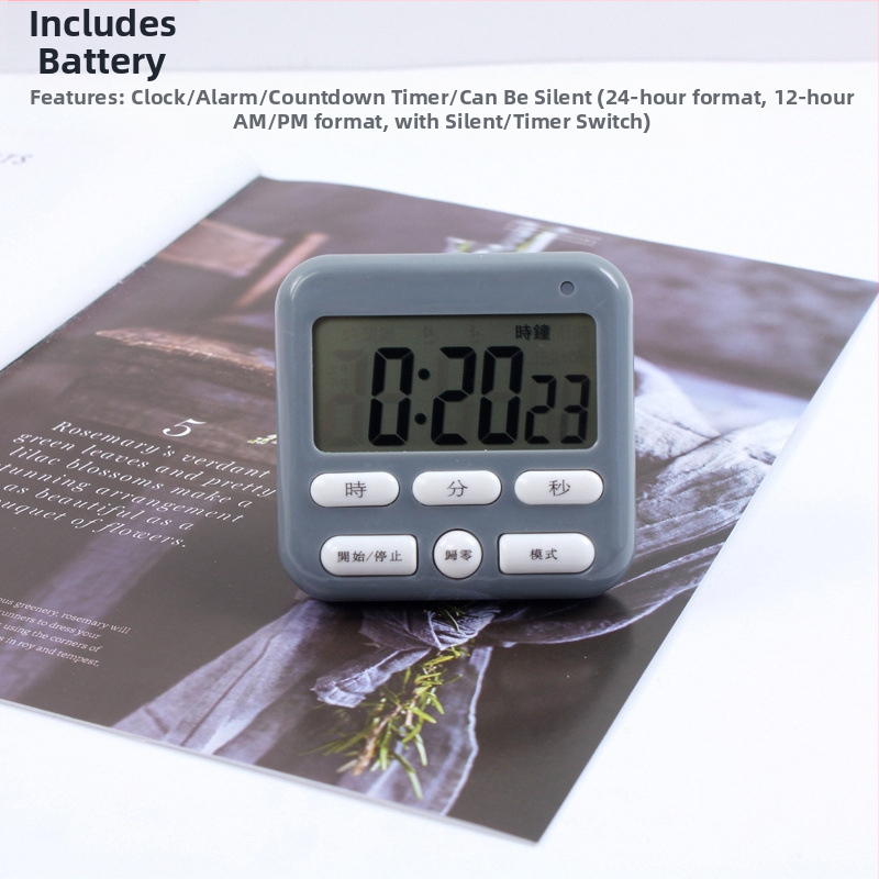 Automobilio formos stalinis laikmatis vaikams su žadintuvu — analoginis ekranas (rodyklė + skaičiai), maitinimas: sausa baterija, korpusas: ABS