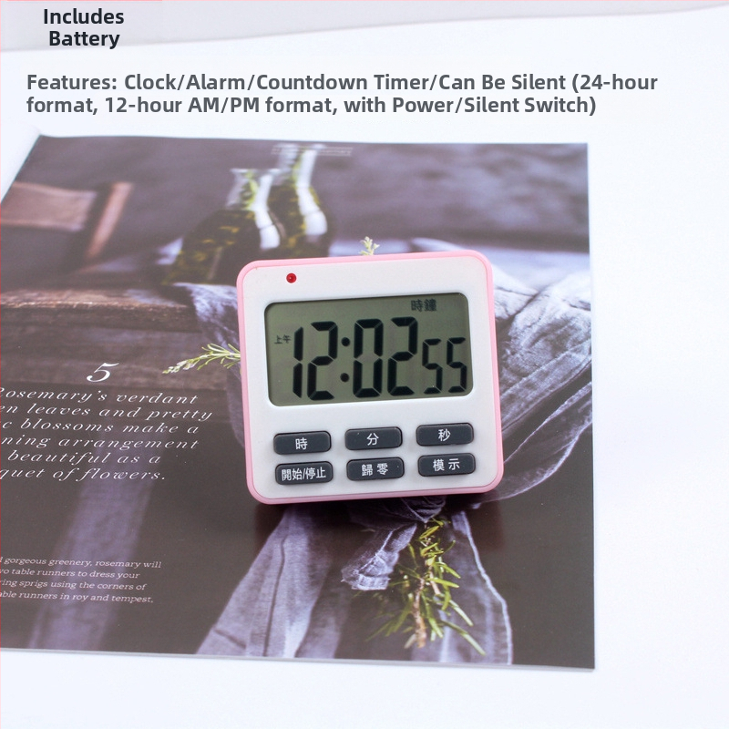 Automobilio formos stalinis laikmatis vaikams su žadintuvu — analoginis ekranas (rodyklė + skaičiai), maitinimas: sausa baterija, korpusas: ABS