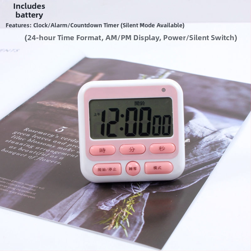 Automobilio formos stalinis laikmatis vaikams su žadintuvu — analoginis ekranas (rodyklė + skaičiai), maitinimas: sausa baterija, korpusas: ABS