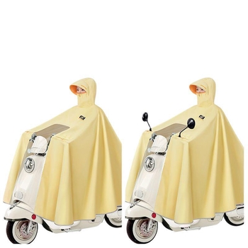 Πόντσο ποδηλάτου με πλήρη κάλυψη σώματος, ψηλό γιακά, PVC ύφασμα και PU συγκολλητικό στρώμα αδιάβροχο