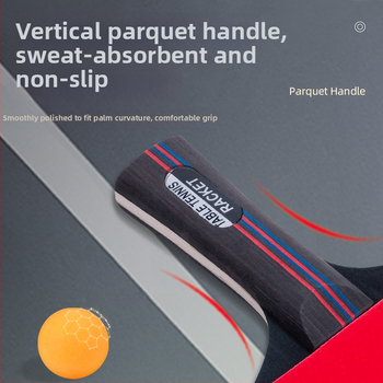 Kaks pingpongi raketi komplekti shakehand käepidemega, kõrge elastsus, poplar leht, positiivse liimiga kumm, kaasas kate ja 3 palli