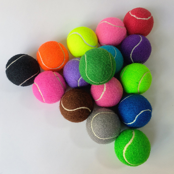 Teniso kamuolys treniruotėms, logotipo spausdinimo galimybė, pakuotė tinkliniame maišelyje, medžiaga: cheminė pluoštas, kilmė: Zhejiang, pritaikymas įmanomas