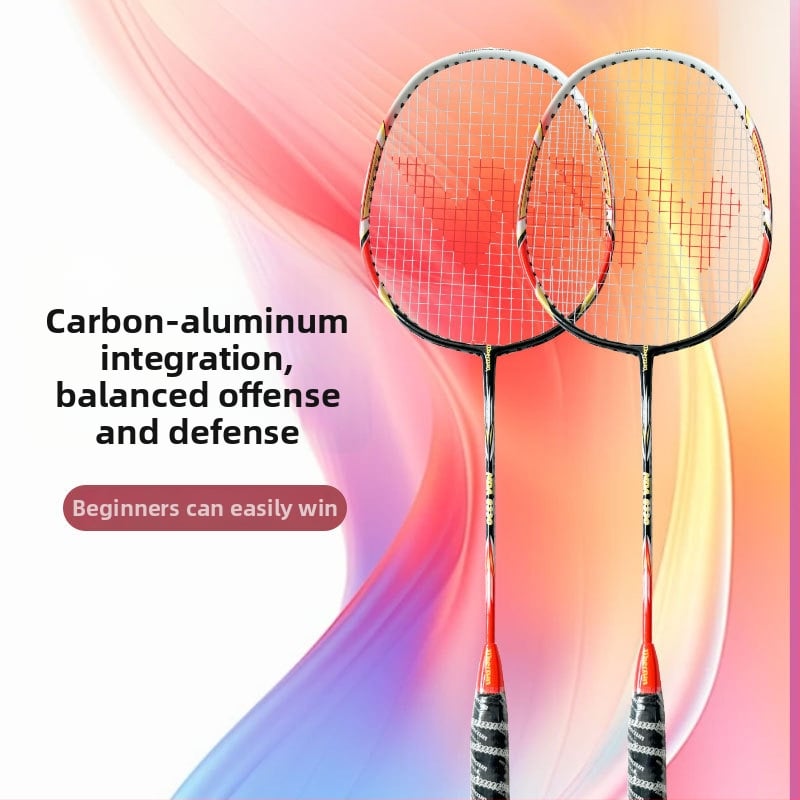 WAIWAI badmintonireket amatööridele — alumiiniumraam, kaal 95–100 g, horisontaalne löök, käepide G2