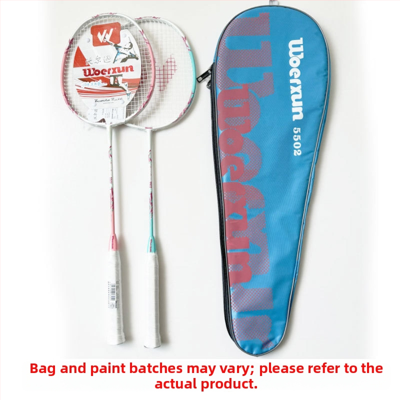 WAIWAI badmintonireket amatööridele — alumiiniumraam, kaal 95–100 g, horisontaalne löök, käepide G2