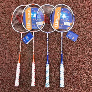 Welker HK2232 badmintonireket, alumiiniumist raam, nailonist strings, kaal 85–89 g, käepideme paksus G4, horisontaalne löök