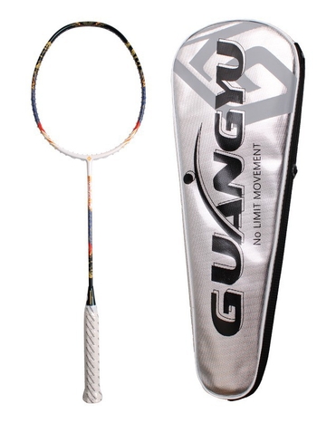 Guangyu Youlong 4U süsinikfiiber badmintonireket, ründe tüüp, otsene löök, kaal 80–84 g, käepide G-5, 1 komplekt