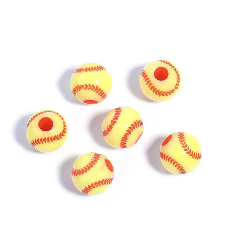 Akrilne perle za DIY narukvice – baseball, košarka, odbojka, ragbi, tenis, materijal za izradu nakita