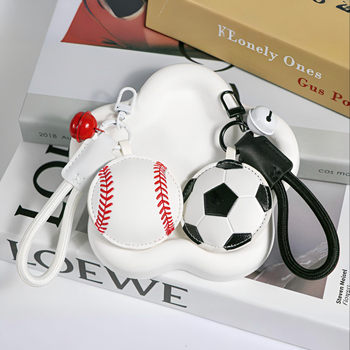 PU kožni privjesak za ključeve s pamukom – motivi košarke, nogometa i odbojke, privjesak za torbu, japansko-korejski stil