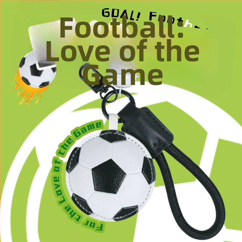 PU kožni privjesak za ključeve s pamukom – motivi košarke, nogometa i odbojke, privjesak za torbu, japansko-korejski stil