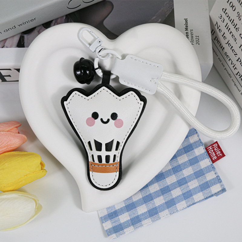 PU kožni privjesak za ključeve s pamukom – motivi košarke, nogometa i odbojke, privjesak za torbu, japansko-korejski stil