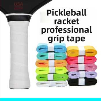 Pickleball grip lente, materiāls: zīda zieds, pretslīdība, sviedru uzsūkšana, lateksa rokturis