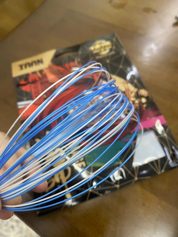 Badmintoni nöör nylonist, 0.66 mm läbimõõt, kõrge elastsus, mudel YYBG80, kaubamärk Taan