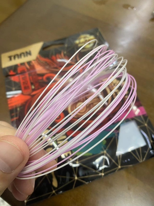 Badmintoni nöör nylonist, 0.66 mm läbimõõt, kõrge elastsus, mudel YYBG80, kaubamärk Taan