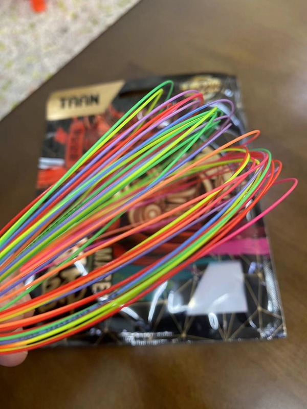 Badmintoni nöör nylonist, 0.66 mm läbimõõt, kõrge elastsus, mudel YYBG80, kaubamärk Taan