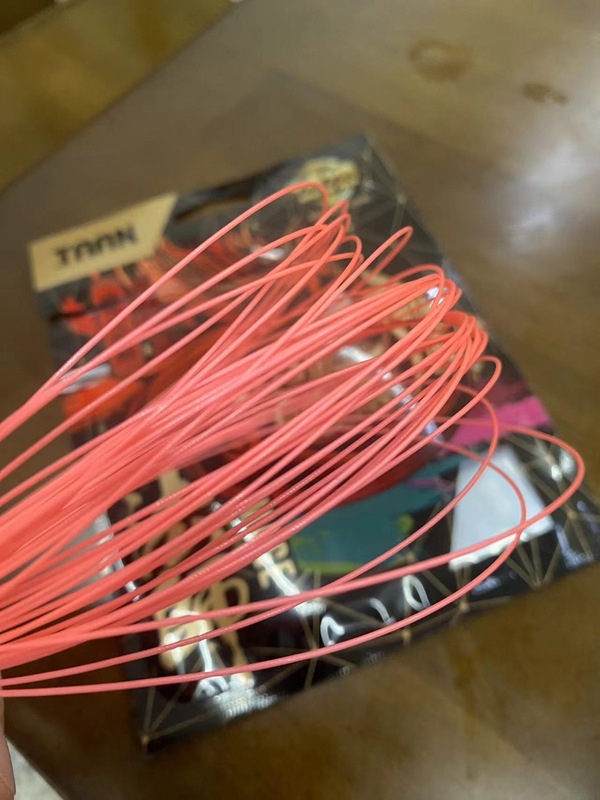 Badmintoni nöör nylonist, 0.66 mm läbimõõt, kõrge elastsus, mudel YYBG80, kaubamärk Taan