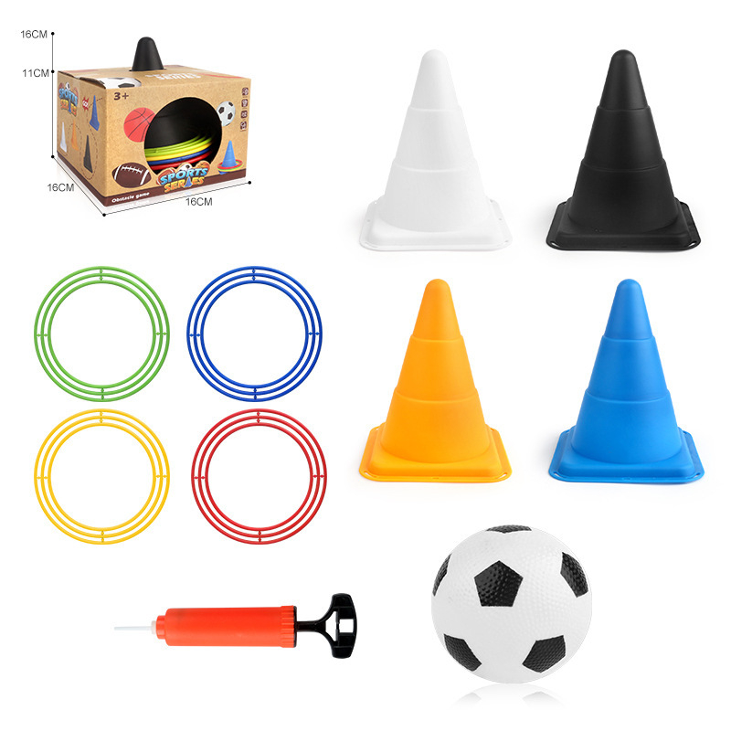 Plastikust jäätisekonuse kujuga viskerõngad sensorseks arendamiseks – helendav pimedas, kolm ühes, sobivad 4–6-aastastele (materjal: plastik; funktsioon: viskerõngad; vanus: 4–6; helendav; kolm ühes)