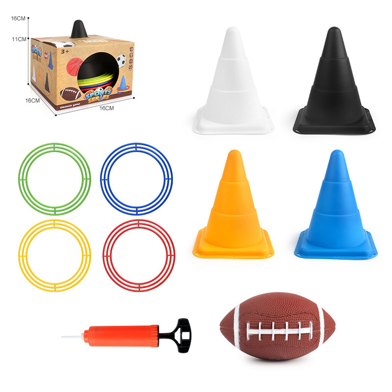 Plastikust jäätisekonuse kujuga viskerõngad sensorseks arendamiseks – helendav pimedas, kolm ühes, sobivad 4–6-aastastele (materjal: plastik; funktsioon: viskerõngad; vanus: 4–6; helendav; kolm ühes)