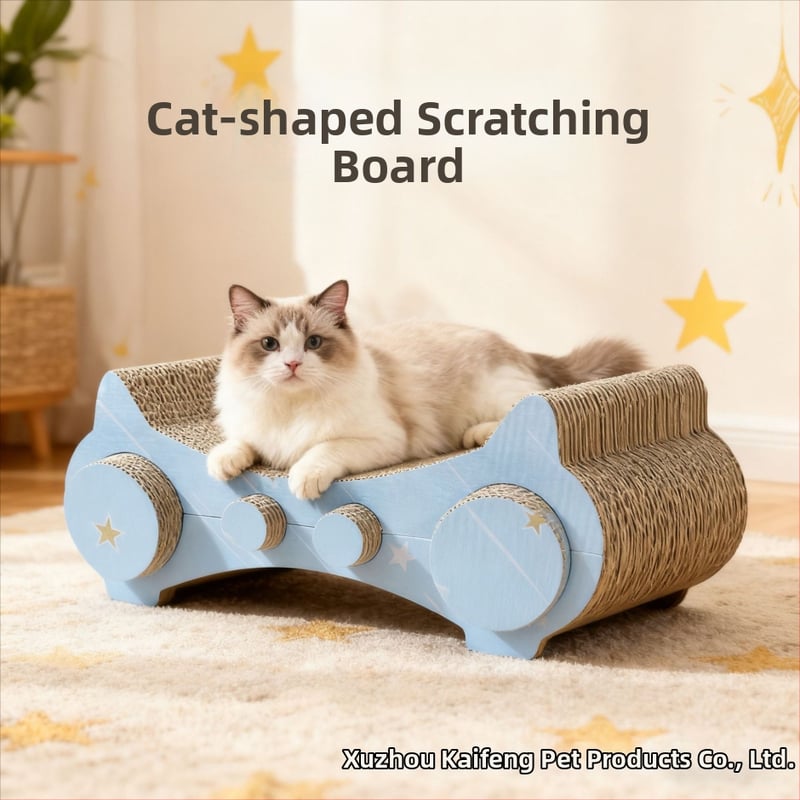 Πίνακας γρατσουνίσματος για γάτες, προστατευτικό καναπέ από κυματοειδές χαρτόνι, παιχνίδι γάτας για γατάκια, γλυκό στυλ