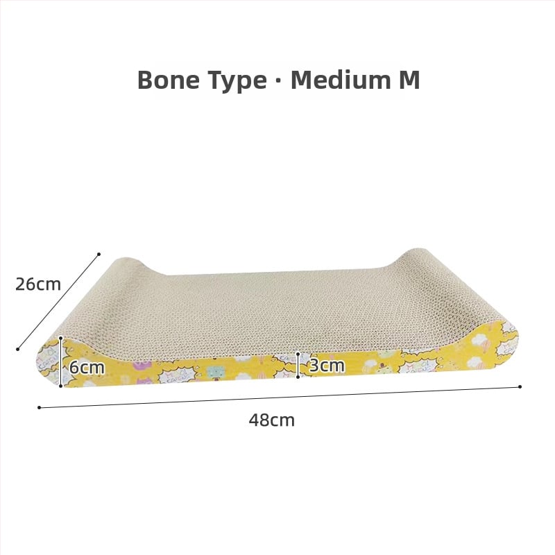 Πίνακας γρατσουνίσματος για γάτες, προστατευτικό καναπέ από κυματοειδές χαρτόνι, παιχνίδι γάτας για γατάκια, γλυκό στυλ