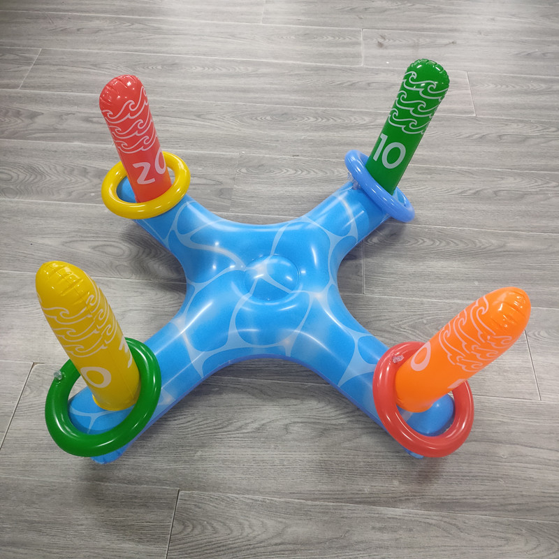 PVC pripučiamas žiedų metimo žaidimas vaikams 7–14 metų lauke