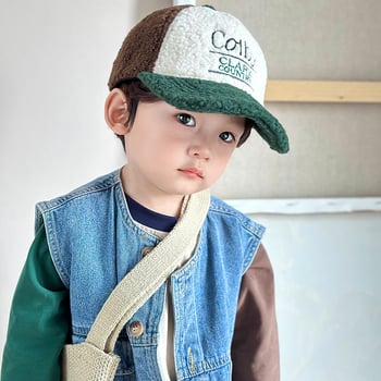 Dječja baseball kapa, kupolasti vrh i kratka rubna, prozračna i topla, za uzrast 2–10 godina, proljeće 2024