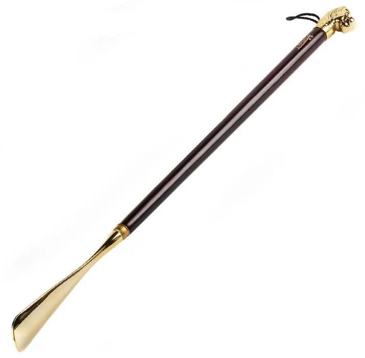 Prabangus medžio lydinio kulninis įrankis batims su liūto galva ir arklio galva, dvylikos Zodiako ženklų motyvas, 32 cm ilgio, modelis XB137, Yingte