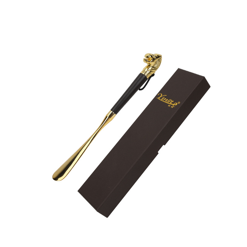 Prabangus medžio lydinio kulninis įrankis batims su liūto galva ir arklio galva, dvylikos Zodiako ženklų motyvas, 32 cm ilgio, modelis XB137, Yingte